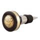 Black And Golden Brass Tiny Flower Resin Wine Stopper